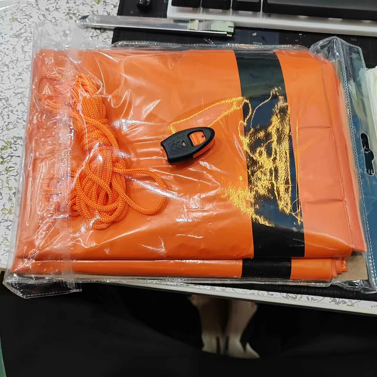 2 Person Emergency Tent Kit w/ Survival Whistle & Blanket