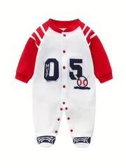 Baby Boys Long Sleeve Cotton Romper Jumpsuit Clothes