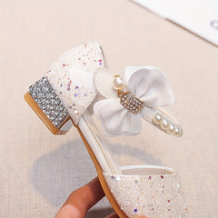 Bowtie Rhinestone Princess Shoes - Perfect for Princesses