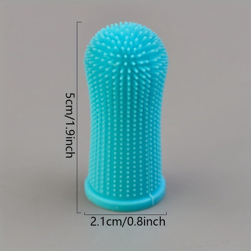 Silicone Fingertip Toothbrush for Dogs and Cats - Easy and Effective Dental Care