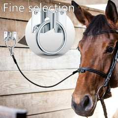 Heavy Duty Wall Mount Hitching Ring Hooks for Horse Stall Stable