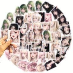 50pcs Cartoon Series Graffiti Sticker Waterproof Sticker