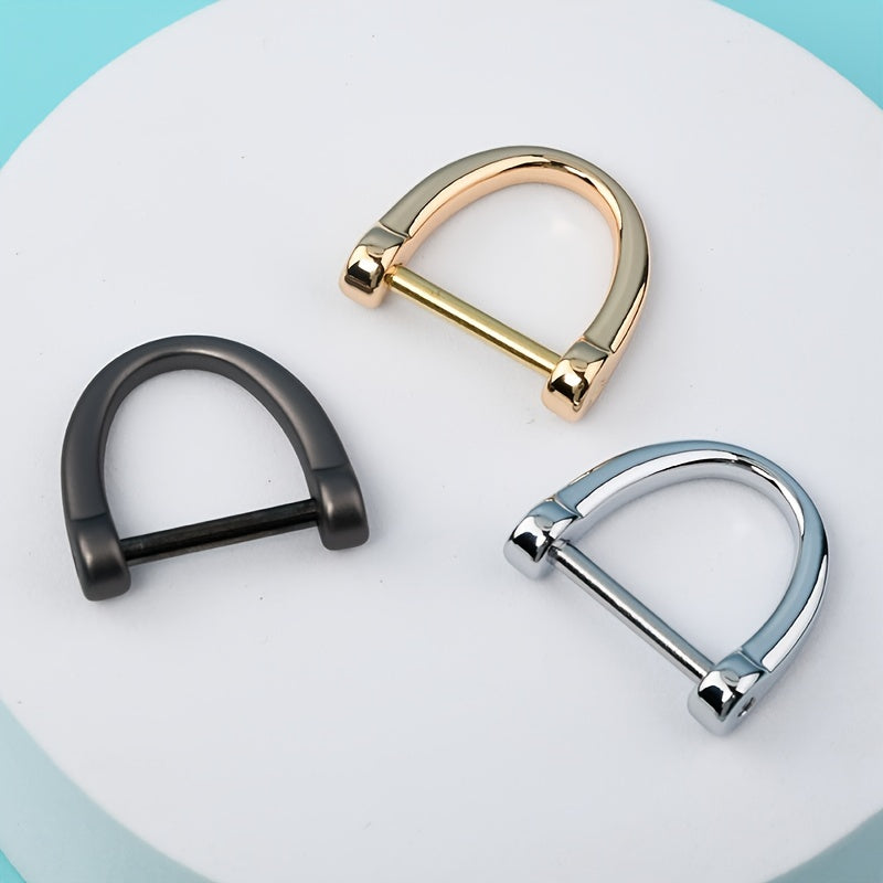 D Metal Buckle Carabiner Key Chain for Outdoor Camping