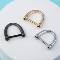 D Metal Buckle Carabiner Key Chain for Outdoor Camping