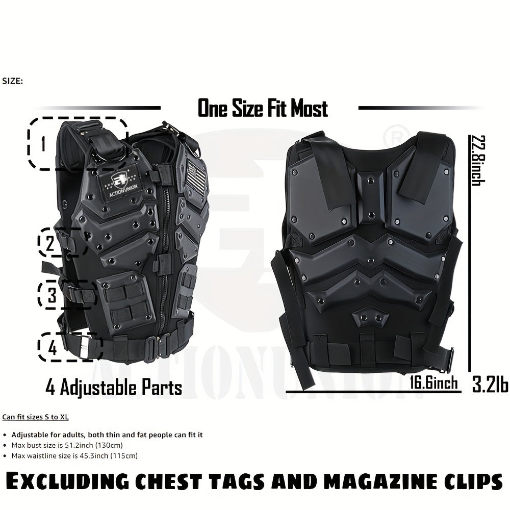 TF3 Tactical Vest Airsoft Vest Paintball Vest Adjustable Combat Vest Molle Vest