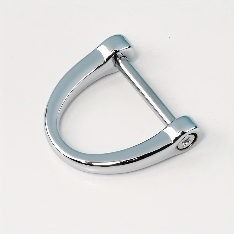 D Metal Buckle Carabiner Key Chain for Outdoor Camping