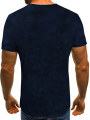 Funny Graphic Tee Men's Short Sleeve T-shirt Summer Clothes