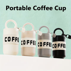 1pcc Leak Proof Stainless Steel Vacuum Cup Portable On the Go Drinking