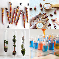 12pcs 13ml Glass Test Tubes With Cork Stoppers