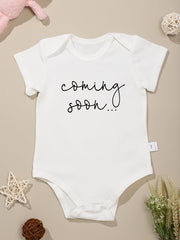 School Letter Pattern Cotton Dress For Boys & Girls 0-24M