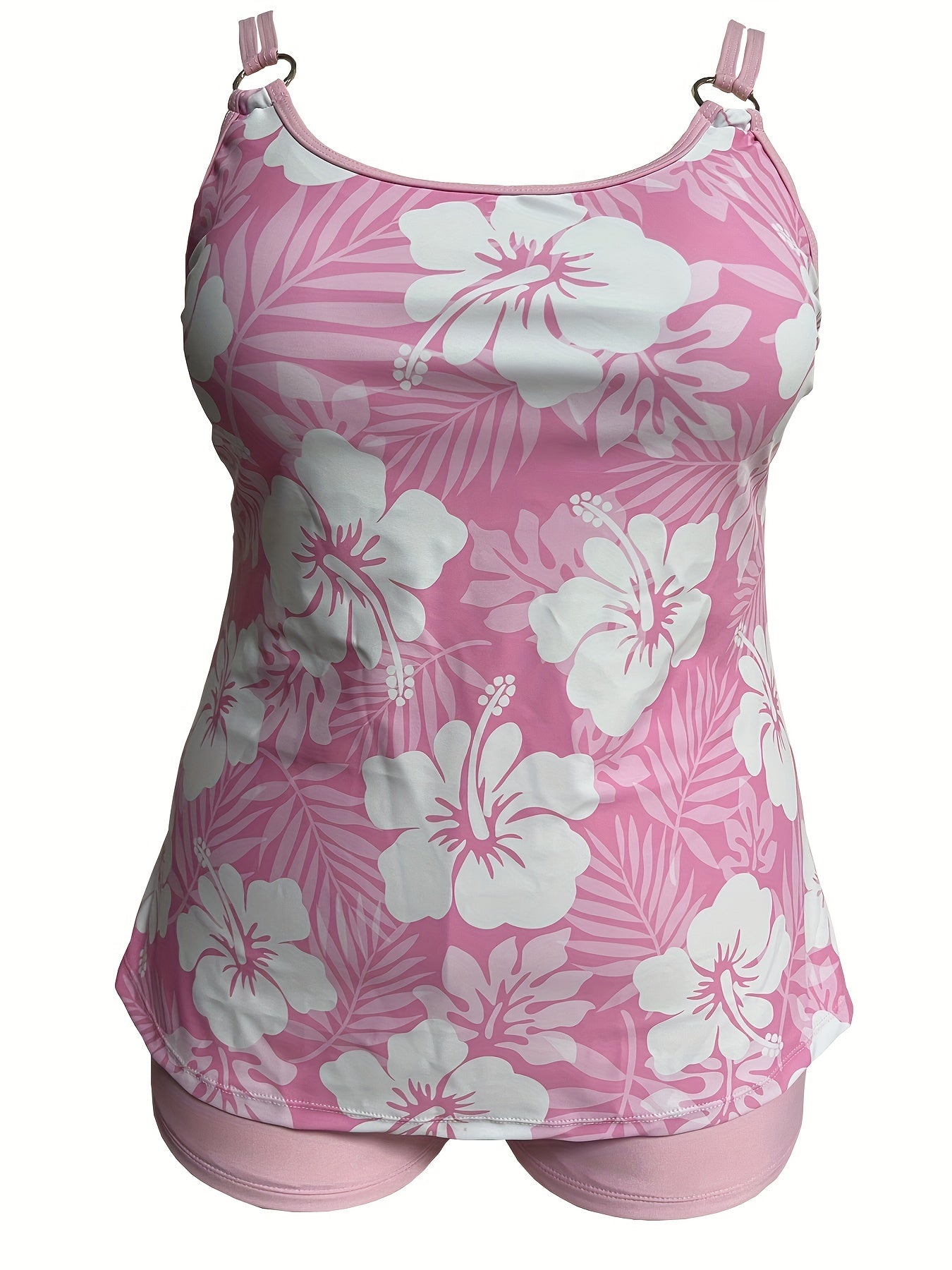 Tropical Print Tankini Set for Women