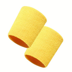 4 Pairs Sports Wristbands Cotton Wrist Sweat Band For Men & Women