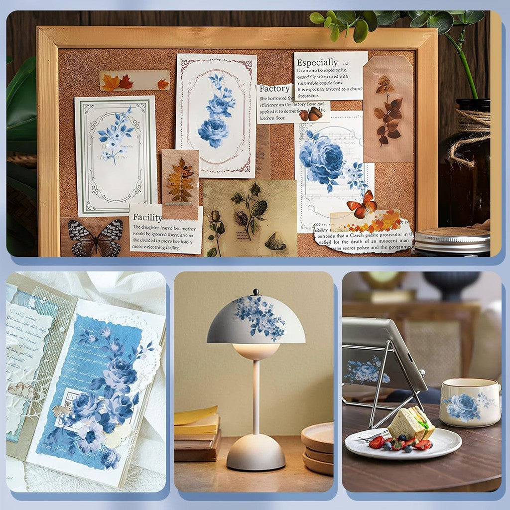 3pcs Floral Decals Rub On Designs for Scrapbooking Furniture 14+