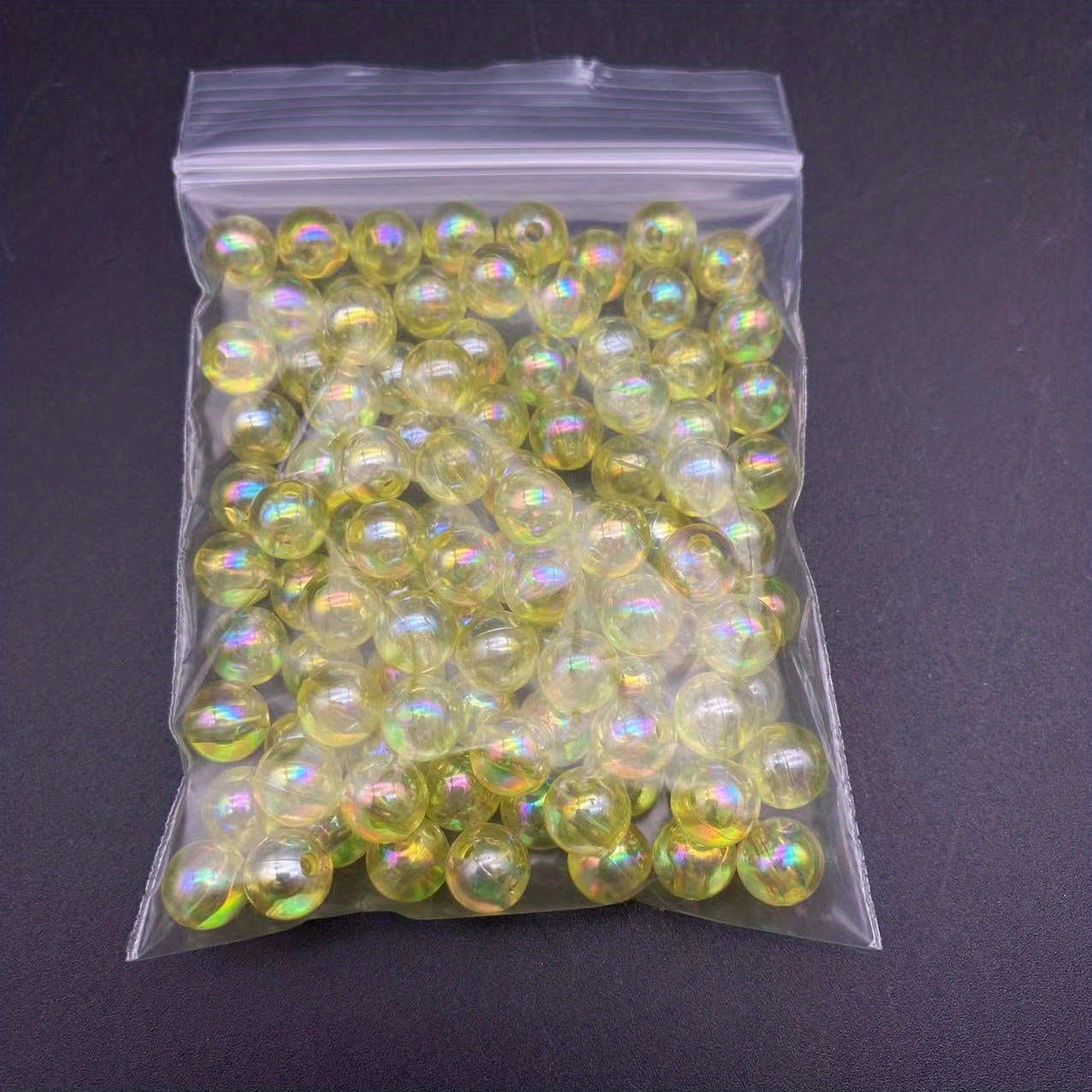 100pcs 8mm Colorful Transparent Beads DIY Jewelry Making