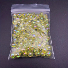 100pcs 8mm Colorful Transparent Beads DIY Jewelry Making