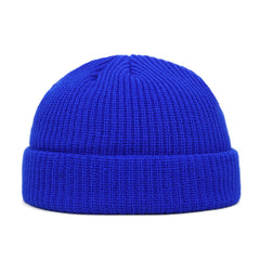 Warm Melon Skin Hat Wool Hat Men's Women's Knit Hat Elastic