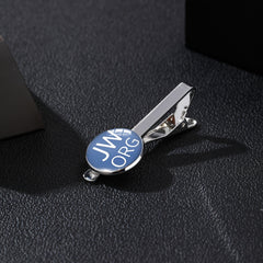 Steampunk Jehovah Witness Tie Clip Glass Photo Cap Booth Men's Accessories