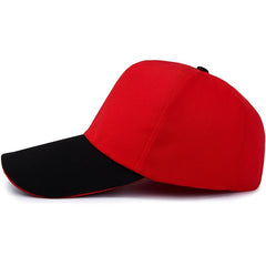 Block Baseball Cap Sunscreen Caps For Women Men Unisex Casual Streetwear Hat