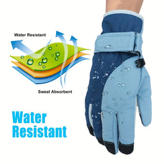 Touch Screen Winter Gloves for Men and Women, Warm Cold Weather Gloves