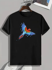 Parrot Pattern Print Men's Sports T-shirt