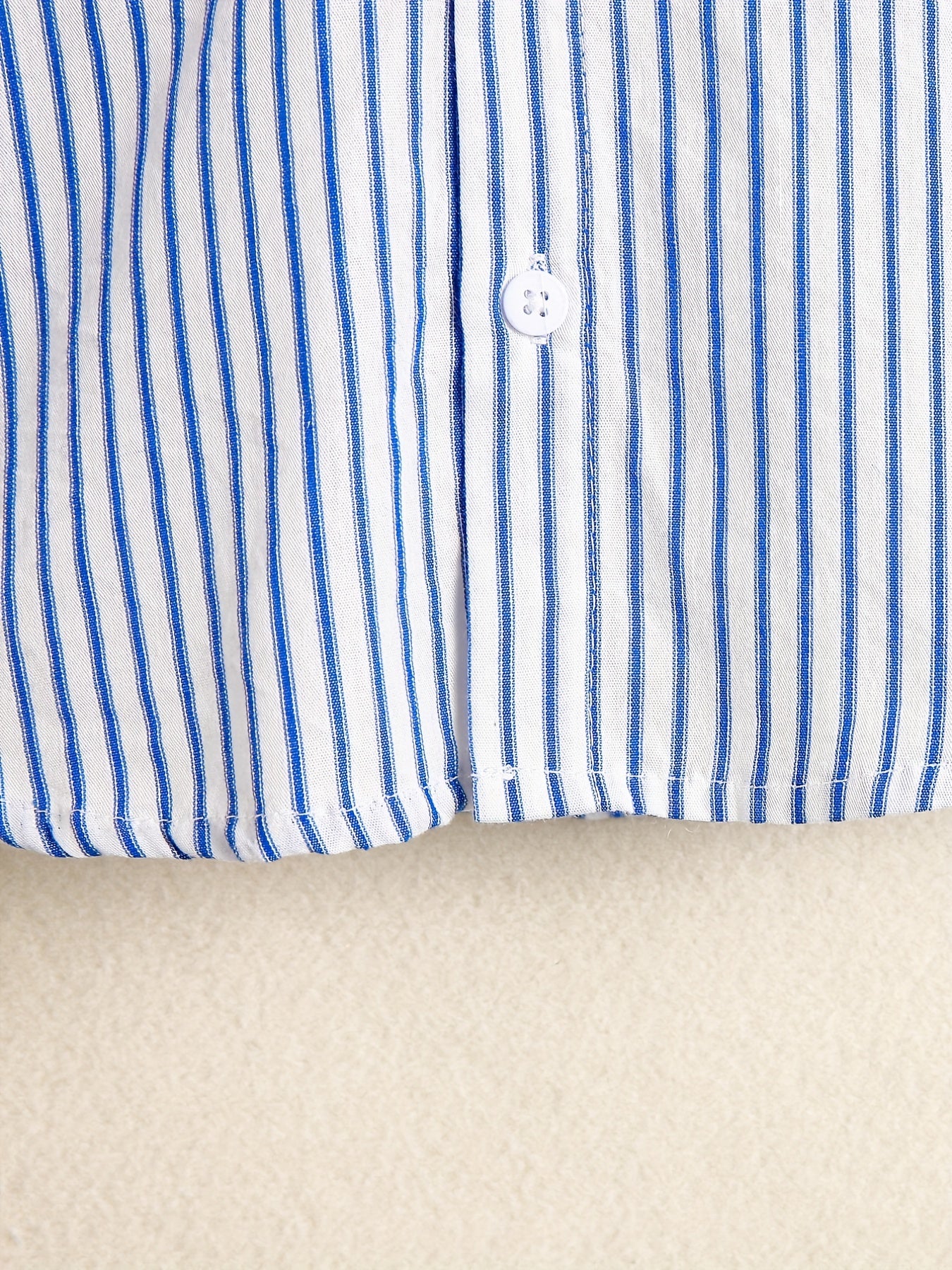 Boys Striped Shirt Long Sleeve Button Down Casual Kids Clothes