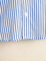 Boys Striped Shirt Long Sleeve Button Down Casual Kids Clothes