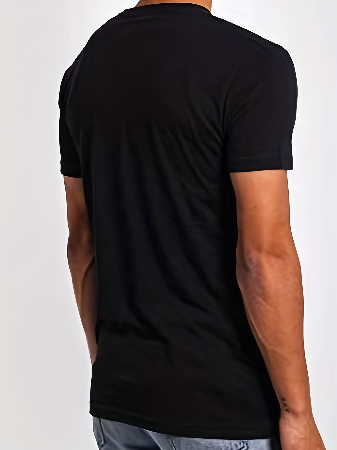 Men's Active 3D Graphic T Shirt Stretchy Short Sleeve Tee for Summer