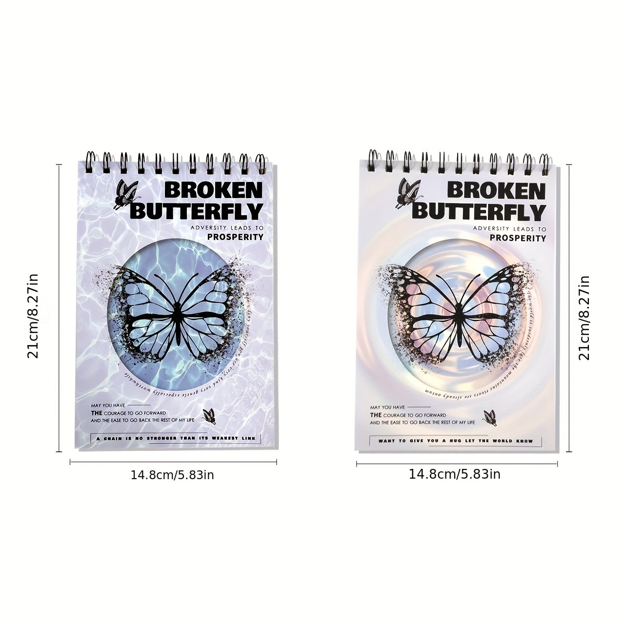 Coil Butterfly A5 Notebook Durable Student Diary Book