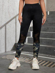High Stretch Seamless Mesh Yoga Pants for Women