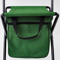 Backpack Cooler Chair Portable Backrest Chair Compact Foldable Camping Fishing