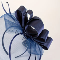 Women Flower Headband Feather Head Piece For Party Birthday Horce Race