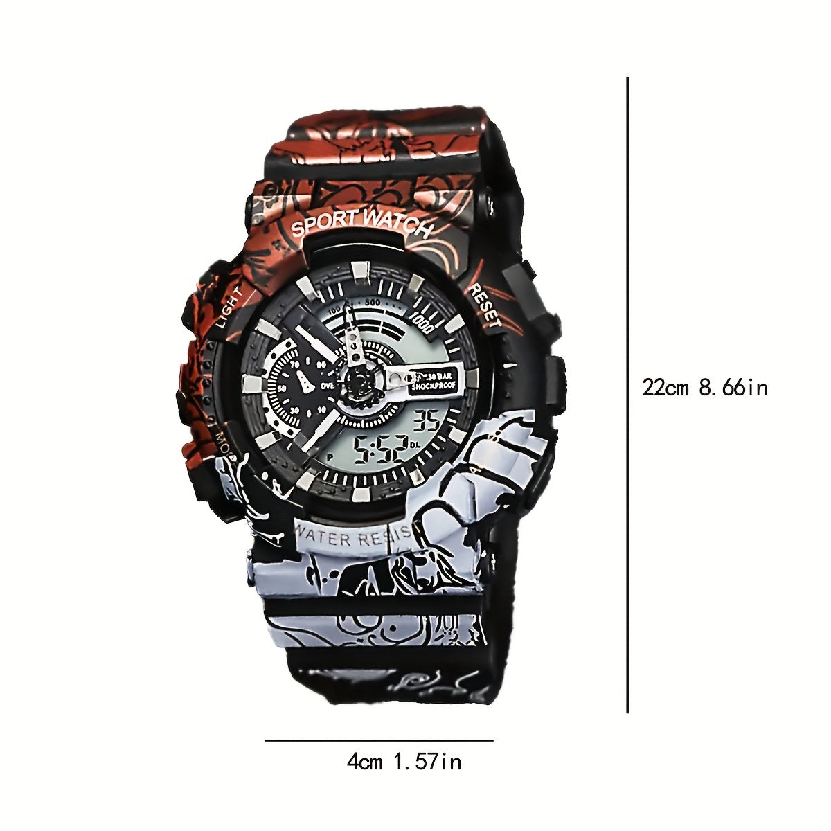 Multifunctional Sports Waterproof Men's Watch
