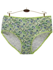 6pcs Floral Print Briefs Comfy & Breathable Intimates Panties