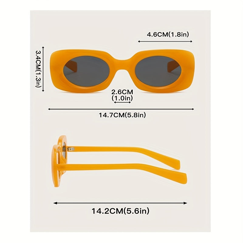 Candy Square Sunglasses Y2K Hiphop Funny Glasses UV400
