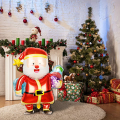 Christmas Santa Claus Balloon Set - Holiday Decoration for Indoor/Outdoor Party