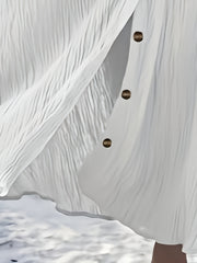 Textured Front Skirt for Women's Spring & Summer