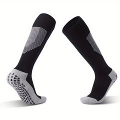 Non Slip Long Sports Socks For Soccer Football Over The Calf