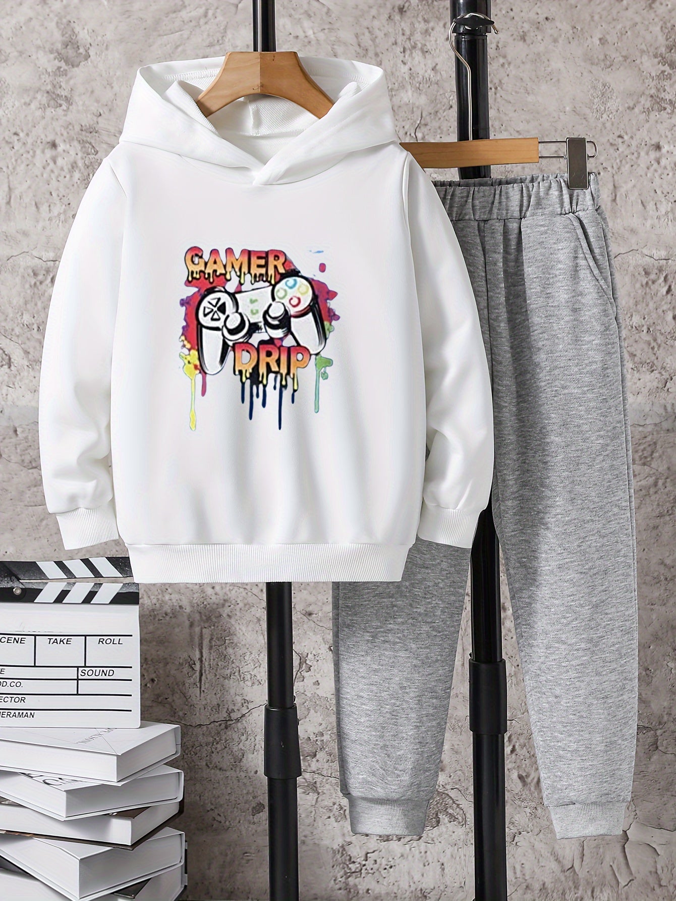 GAMER DRIP Boys Hoodie & Sweatpants Set