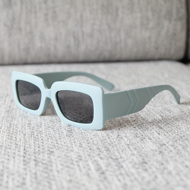 Kids Retro Square Frame Sunglasses UV Protection