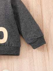 Baby Boys LiLBRO Print Active Pullover Sweatshirt Long Sleeve Crew Neck