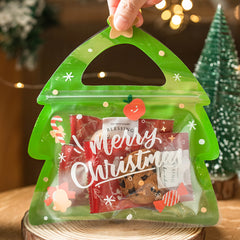 10pcs Christmas Gift Bags for Birthdays Parties Reusable Packaging