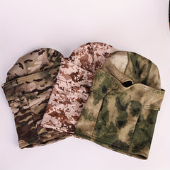 Camouflage Full Face Balaclava Fleece Mask for Outdoor Sports
