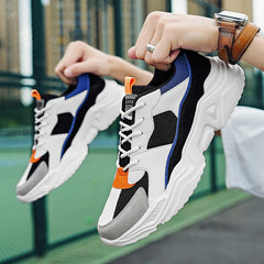 Men's Breathable Mesh Lace Up Sneakers