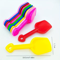 10pcs Beach Toys Plastic Small Shovels Kindergarten Sand Pool Sand Digging Water