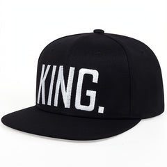 Men's Outdoor Baseball Cap Casual Hat KING Embroidery Hip Hop Hat