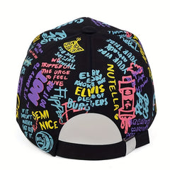 Casual Summer Graffiti Baseball Cap - Men's/Women's