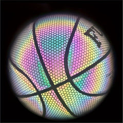 Reflective Size 7 Basketball for Birthday Gift