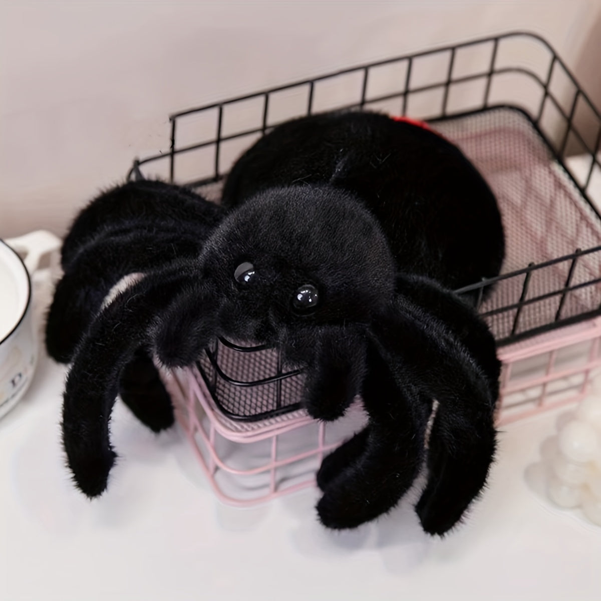 Realistic Spider Plush Toy Funny Prank Giant Spider Stuffed Animal