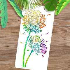 Dandelion DIY Layering Stencils Wall Painting Scrapbook Coloring Template