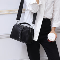 Vintage Style Leather Crossbody Bag for Women